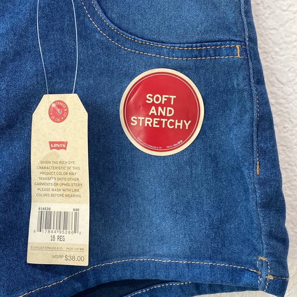 Levi’s Blue Shorty Short 16 - Picture 2 of 5